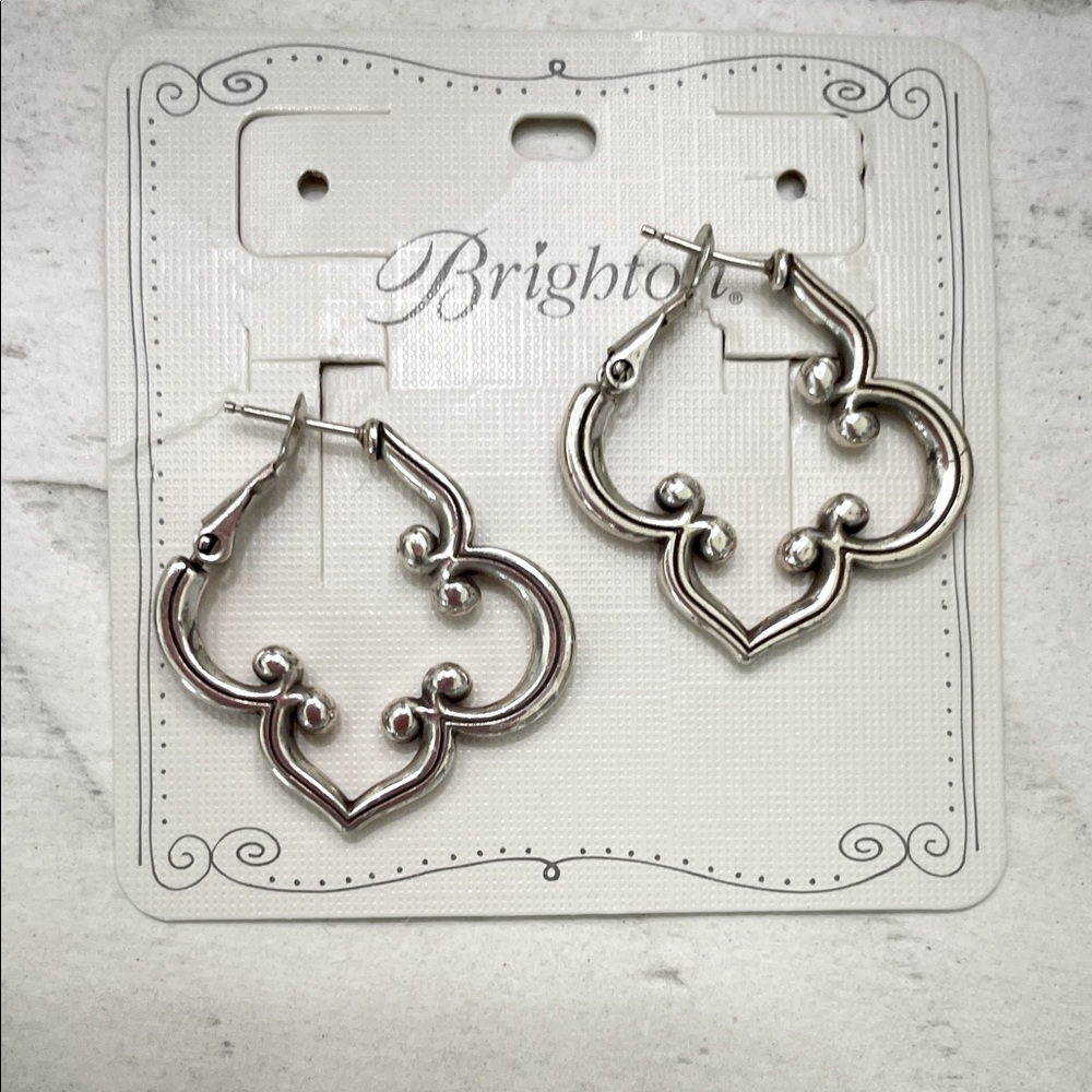 Brighton Silver Swirl Earrings